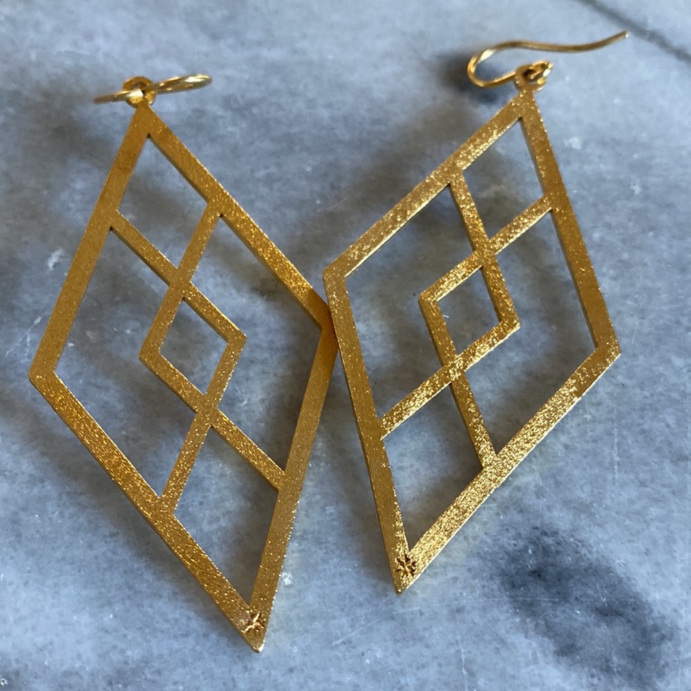 Dogeared earrings